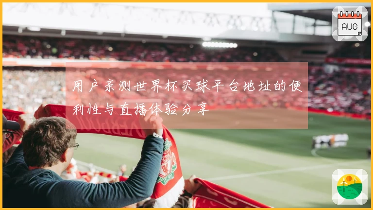 用户亲测世界杯买球平台地址的便利性与直播体验分享
